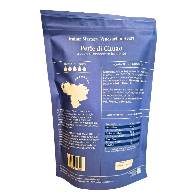 Perle di Chuao – Cioccolato Fondente 74% – 500 gr