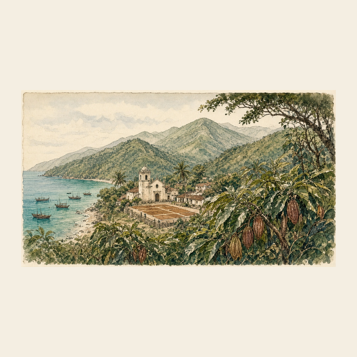 Villaggio di Chuao nel Parco Nazionale Henri Pittier