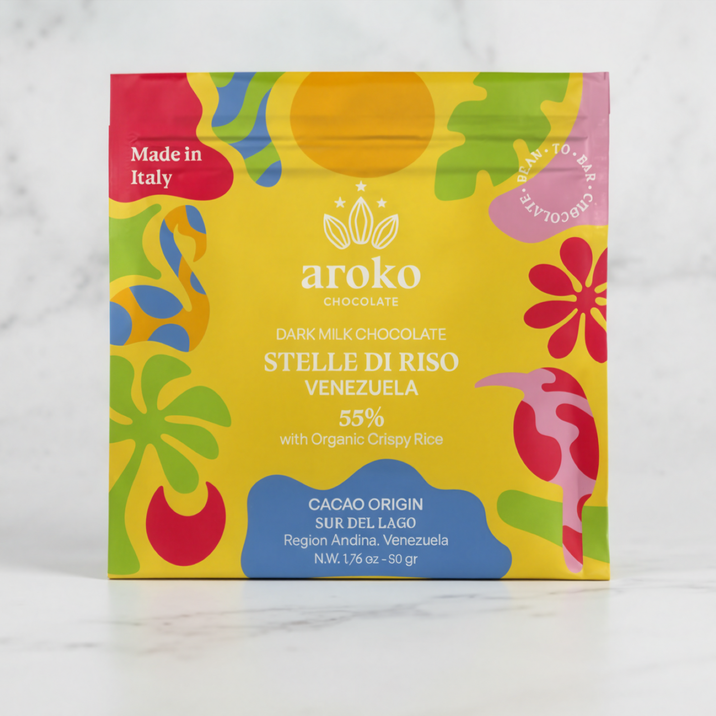 Stelle di Riso 55% Latte Scuro con Riso Soffiato – 50 gr